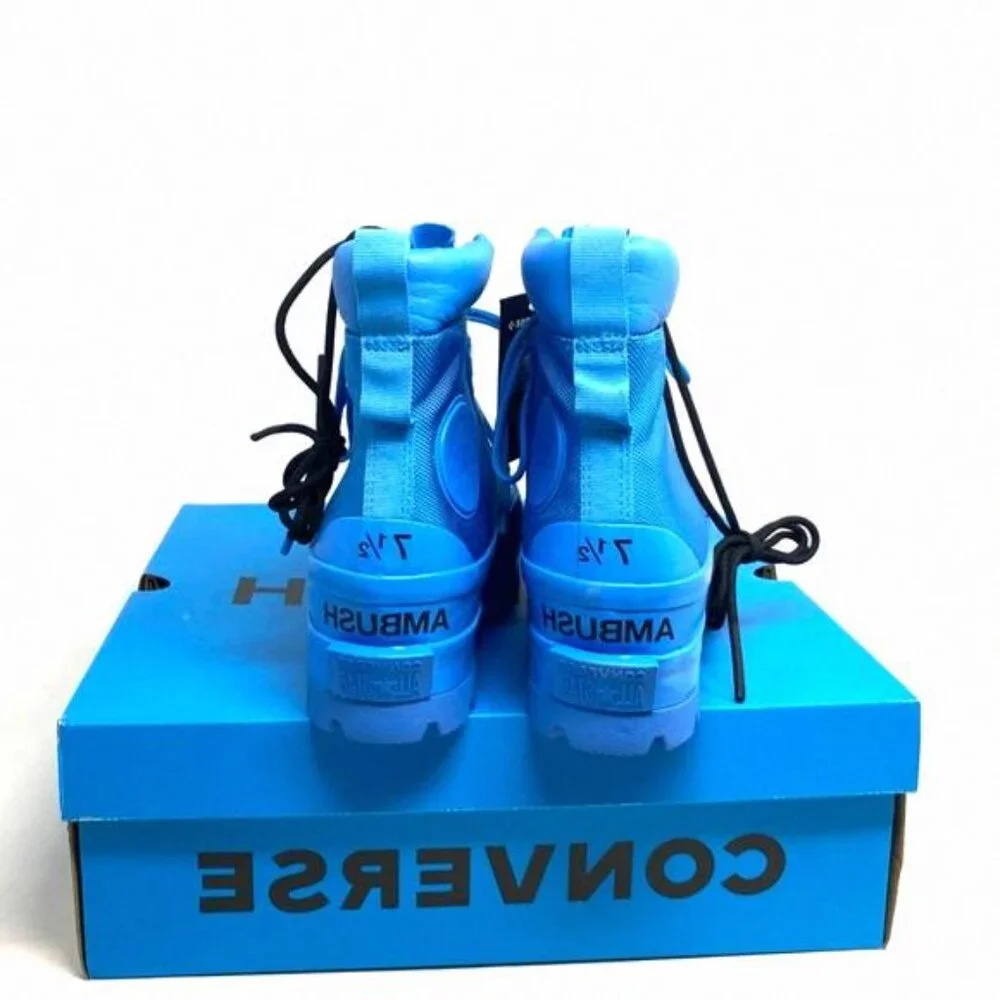 Converse Ctas Duck Boot x Ambush Sneakers Women's Shoes 170589C Mesh Blue Light - Picture 5 of 10